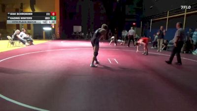 132 lbs 19th Place Match - Izak Schroeder, South Tama County vs Kading Winters, Greene County