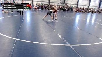 Silver 141 lbs Champ. Round 1 - Alberto Moreno, University Of Dubuque vs Austin Herbst, Wisconsin-La Crosse