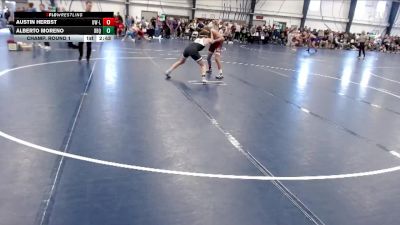 Silver 141 lbs Champ. Round 1 - Alberto Moreno, University Of Dubuque vs Austin Herbst, Wisconsin-La Crosse