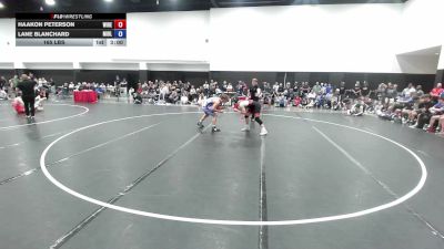 165 lbs Haakon Peterson, Wisconsin Red vs Lane Blanchard, Team Michigan - Blue