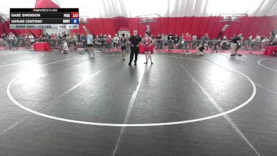 113 lbs Cons. Sub-quarters - Gabe Swenson, Pursuit vs Javean Centeno, No Nonsense Wrestling Club