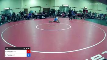 132 lbs Round Of 16 - Piper Cadden, Thorobred Wrestling Club vs Isis France, Arizona Girls Wrestling