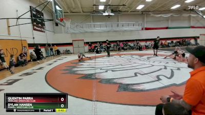 78 lbs Champ. Round 1 - Quentin Parra, Worland Wrestling Club vs Dylan Hansen, Powell Wrestling Club