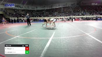 150 lbs Round Of 16 - Kason Meyer, Elgin Wrestling vs Dane Jensen, Pawhuska