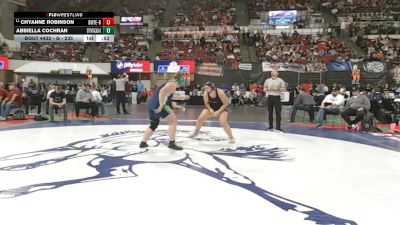 G - 235 lbs Cons. Round 3 - Chyanne Robinson, Butte (Girls) vs Abbiella Cochran, Saint Patrick`s Academy (Girls)