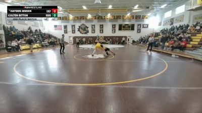 144 lbs 3rd Place Match - Colten Bitton, Rocky Mountain vs Hayden Jensen, Greybull/Riverside