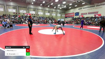 134 lbs Round Of 32 - Isaac Martinez, Bullard vs Benny Alvarado, Clovis East