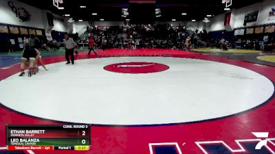 165 lbs Cons. Round 3 - Leo Balanza, Temescal Canyon vs Ethan Barrett, Murrieta Valley