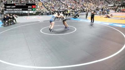 G235-5A Semifinal - Mariah Gonzalez, Poudre Girls vs Abby Lapp, Arapahoe Girls