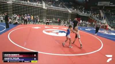 62 lbs 3rd Place Match - Austin Roberts, Gladiator Wrestling Academy vs Kamdyn Taylor, Eastside United Wrestling Club