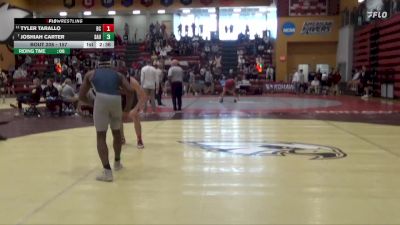 157 lbs Cons. Round 4 - Joshiah Carter, St. Ambrose University vs Tyler Tarallo, Blackburn