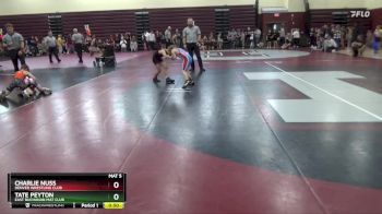 PW-12 lbs Cons. Semi - Charlie Nuss, Denver Wrestling Club vs Tate Peyton, East Buchanan Mat Club