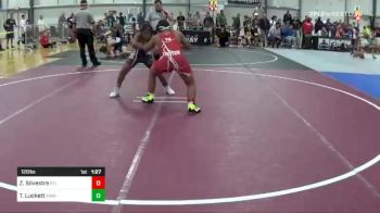 120 lbs Semifinal - Zion Silvestre, Rtl vs Tayshawn Luckett, Iowa Hammers