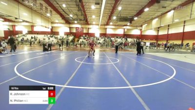 197 lbs Quarterfinal - Roel Johnson, Rhode Island College vs Nathan Philion, New England College