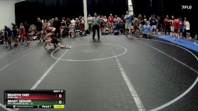 96 lbs Round 6 (8 Team) - Braidyn Taby, Rebellion vs Brady Genard, Mat Assassins Black