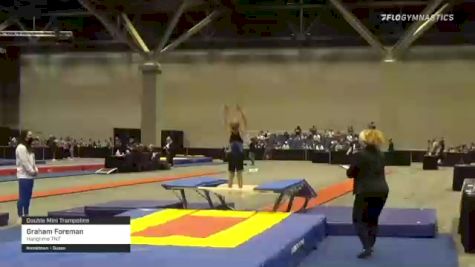 Graham Foreman - Double Mini Trampoline, Hangtime TNT - 2021 USA Gymnastics Championships