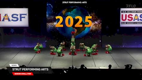 Strut Performing Arts [2025 Senior Small Pom Semis] 2025 The Dance Worlds