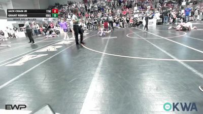 64 lbs Rr Rnd 1 - Jack Crain Jr, Team Tulsa Wrestling Club vs Grant Remus, Barnsdall