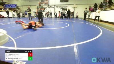 85 lbs Rr Rnd 5 - Stonewall Coombes, Tahlequah Wrestling Club vs Xander Montgomery, Skiatook Youth Wrestling