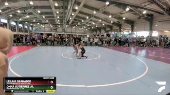 92 lbs 3rd Place Match - Omar Gutierrez Jr., Vici Wrestling Club vs Leilani Granados, Takedown Elite Wrestling