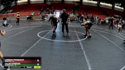 110 lbs Finals (2 Team) - Landon Pivorachy, Rogue WC vs Caleb Everson, Warner Elite