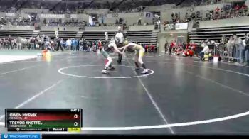 84 lbs Semis (4 Team) - Trevor Knettel, Holdingford vs Owen Myrvik, Minneota