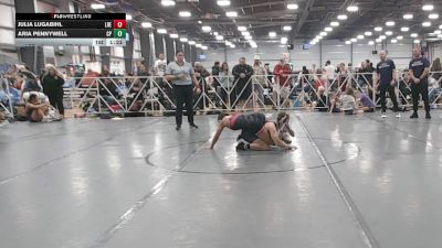 116 lbs Round 2 (10:45am Saturday) - Julia Lugabihl, Lady Reapers vs Aria Pennywell, Cali Pink