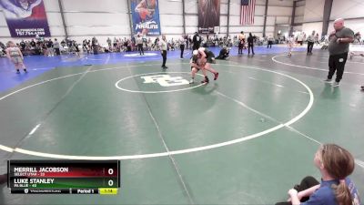 110 lbs Rd# 9- 2:15pm Saturday Final Pool - Luke Stanley, PA Blue vs Merrill Jacobson, SELECT Utah