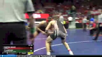 2 lbs Champ. Round 1 - Carter Drake, Carroll vs Ty Koedam, Sergeant Bluff-Luton