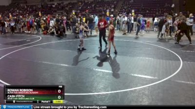 78 lbs Quarterfinal - Rowan Robison, Black Fox Wrestling Academy vs Cash Fitch, Bear Cave Wrestling Club