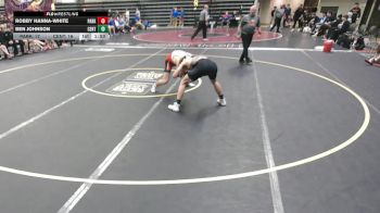 145 lbs Round 2 (4 Team) - Robby Hanna-White, Park Hill, MO vs Ben Johnson, Centennial, MN