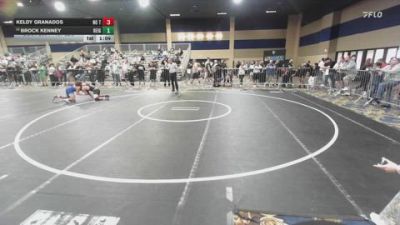 157 lbs Round Of 16 - Keldy Granados, No Team vs Brock Kenney, Reign WC