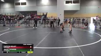 112 lbs Cons. Round 2 - Kacey Schafer, California vs Caitlyn Kelley, Wisconsin