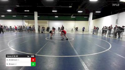 120 lbs Consi Of 32 #2 - Archer Anderson, MI vs Nolan Brown, MT