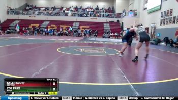 138 lbs Semifinal - Zoe Fries, Kuna vs Kyler Scott, Century