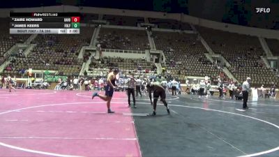 7A 285 lbs Champ. Round 1 - Zaire Howard, Davidson HS vs James Keers, Foley