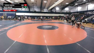 197 lbs Cons. Round 3 - Maxx Miller, Washington And Lee vs Sergio Garcia, Messiah