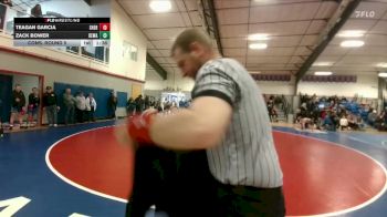 150 lbs Cons. Round 5 - Zack Bower, Kelly Walsh vs Teagan Garcia, Sheridan