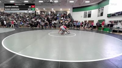 157 lbs Champ. Round 2 - Elijah Anderson, Kansas City Training Center vs Carter Stritzel, Lafayette High School