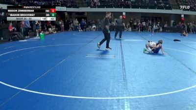 50 lbs Round 2 - Mason Zimmerman, Hastings Wrestling Club vs Mason Brockway, Summit Wrestling Academy