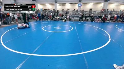 75 lbs Semifinal - Deacon Brooks, Liberty Warriors Wrestling Club vs Anthony Salazar, Spartan Mat Club