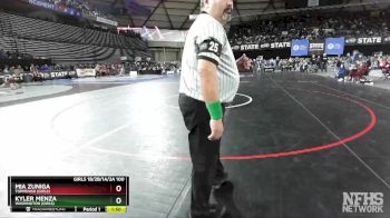 Girls 1B/2B/1A/2A 100 Semifinal - Kyler Menza, Washington (Girls) vs Mia Zuniga, Toppenish (Girls)