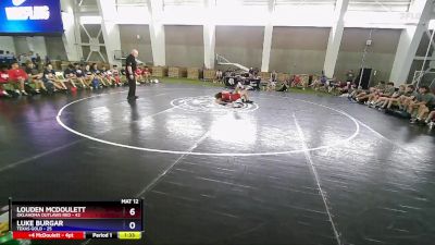 150 lbs 2nd Wrestleback (8 Team) - Louden McDoulett, Oklahoma Outlaws ...