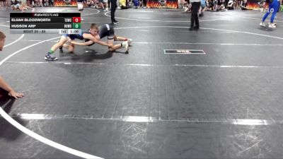 85 lbs Round 2 - Hudson Arp, Heard County Wrestling Club vs Elijah Bloodworth, The Storm Wrestling Center