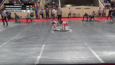 45_B lbs Round Of 32 - Greyson Mirabella, Burgettstown vs Frank Magagnotti, Punxsutawney