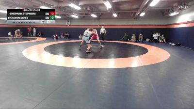 175 lbs 1st Place Match - Shepard Stephens, Sanderson Wrestling Academy vs Braxton Moss, Sanderson Wrestling Academy