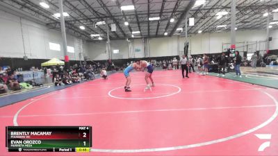 150 lbs Semifinal - Brently Macamay, POUNDERS WC vs Evan Orozco, Murrieta Mesa