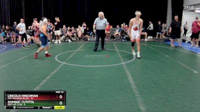 140 lbs Round 4 (8 Team) - Dominic Cutitta, Grit Mat Club vs Lincoln Hinchman, Mat Assassins Black