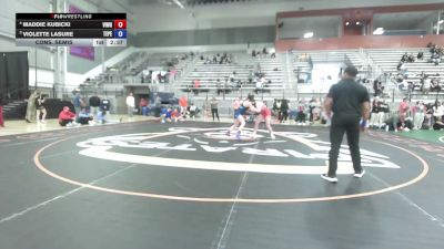 65 kg Cons. Semis - Maddie Kubicki, Vision Wrestling vs Violette Lasure, Team Pennsylvania