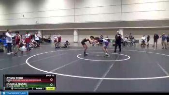 129 lbs Round 5 (6 Team) - Russell Raabe, St Lucie Sheriff PAL vs Athan Toro, Doral Academy/Maximum Performance